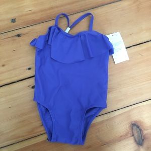 New Baby Girls Swimsuit Bathing Suit Blue 18-24